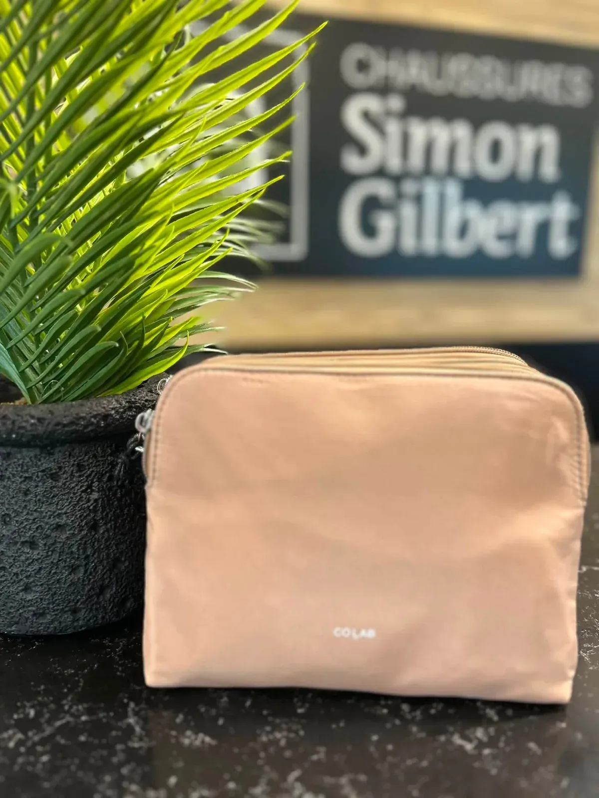 Pochette rose poudre